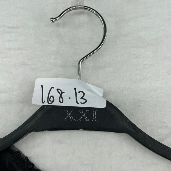 Fashion Nova Finally Blossomed Maxi Dress S Black Floral Lace Mesh See Through - Picture 12 of 12